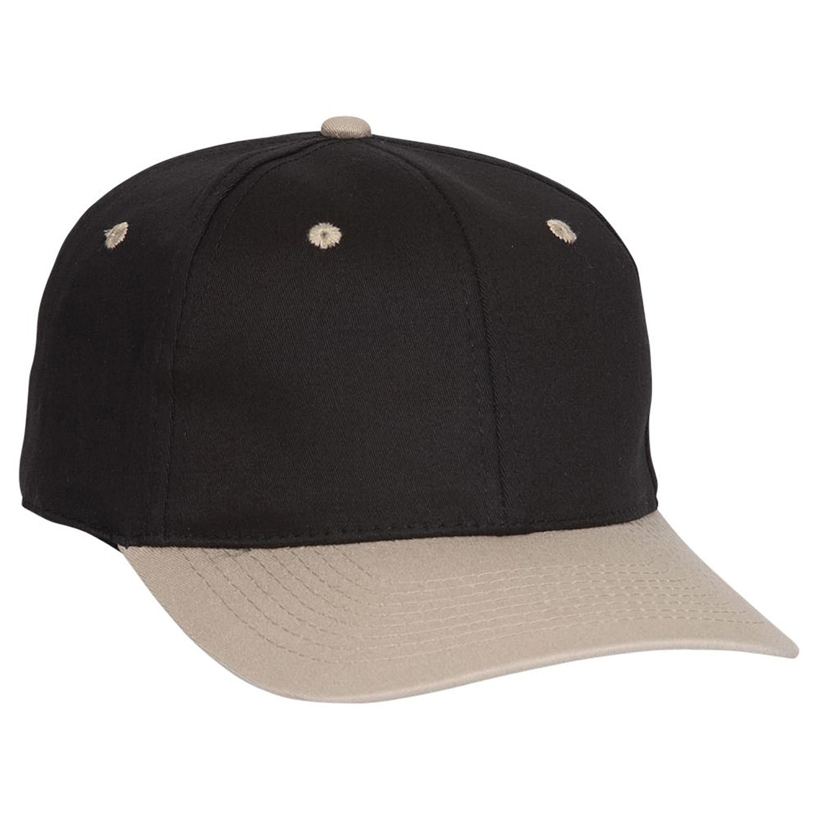 Custom Embroidered or DTF Printed - OTTO CAP® OTTO FLEX® Fitted 6 Panel Low Profile Baseball Cap