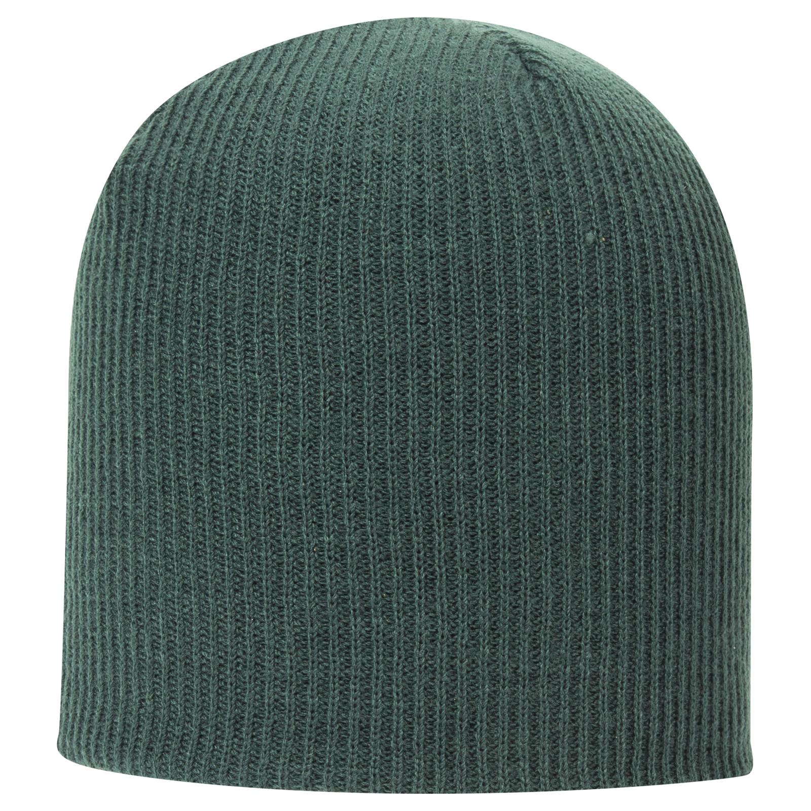 Custom Embroidered or DTF Printed - OTTO CAP® 9 1/2" Premium Rib Knit Beanie