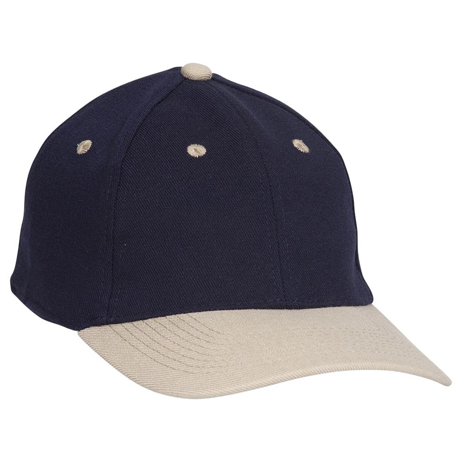 Custom Embroidered or DTF Printed - OTTO CAP® OTTO FLEX® Fitted 6 Panel Low Profile Baseball Cap
