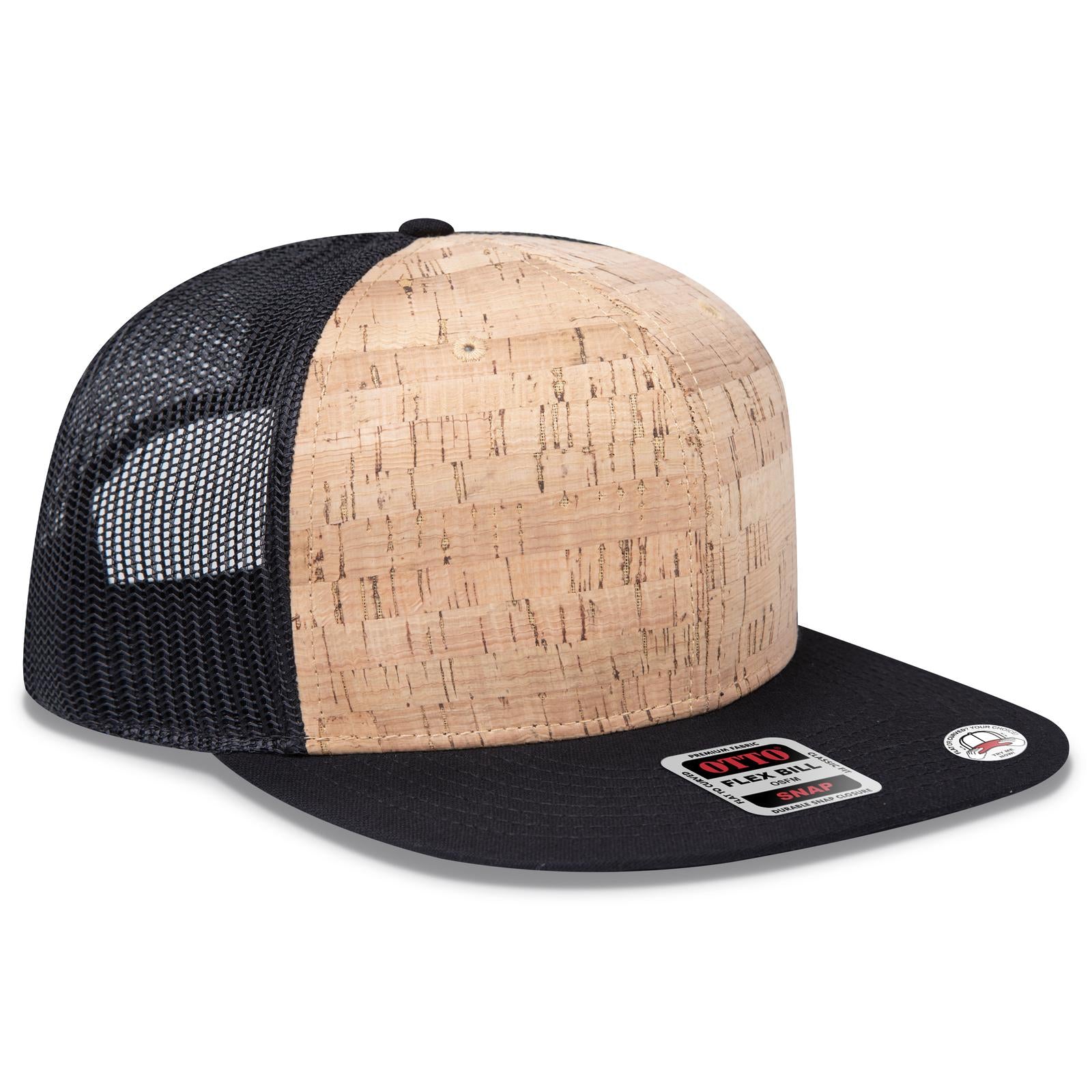 Custom Embroidered or DTF Printed - OTTO CAP® OTTO SNAP 6 Panel Pro Style Mesh Back Trucker Snapback Hat