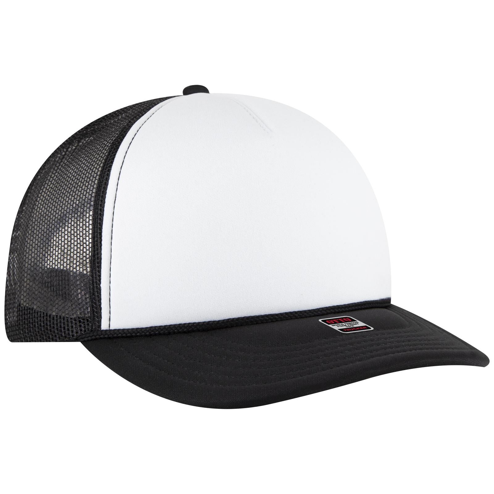 Custom Embroidered or DTF Printed - OTTO CAP® 5 Panel Pro Style Mesh Back Trucker Hat