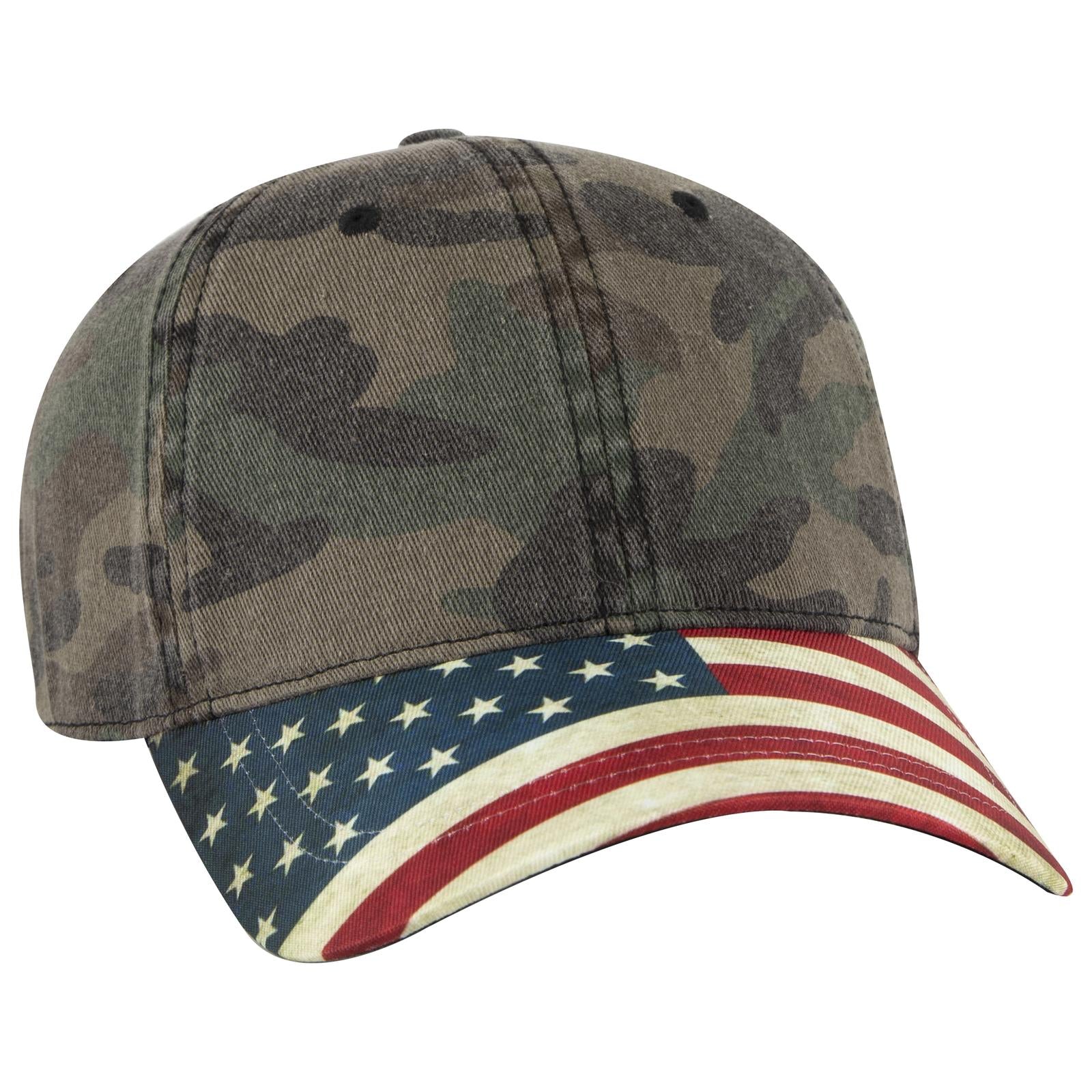 Custom Embroidered or DTF Printed - OTTO CAP® 6 Panel Low Profile Baseball Cap