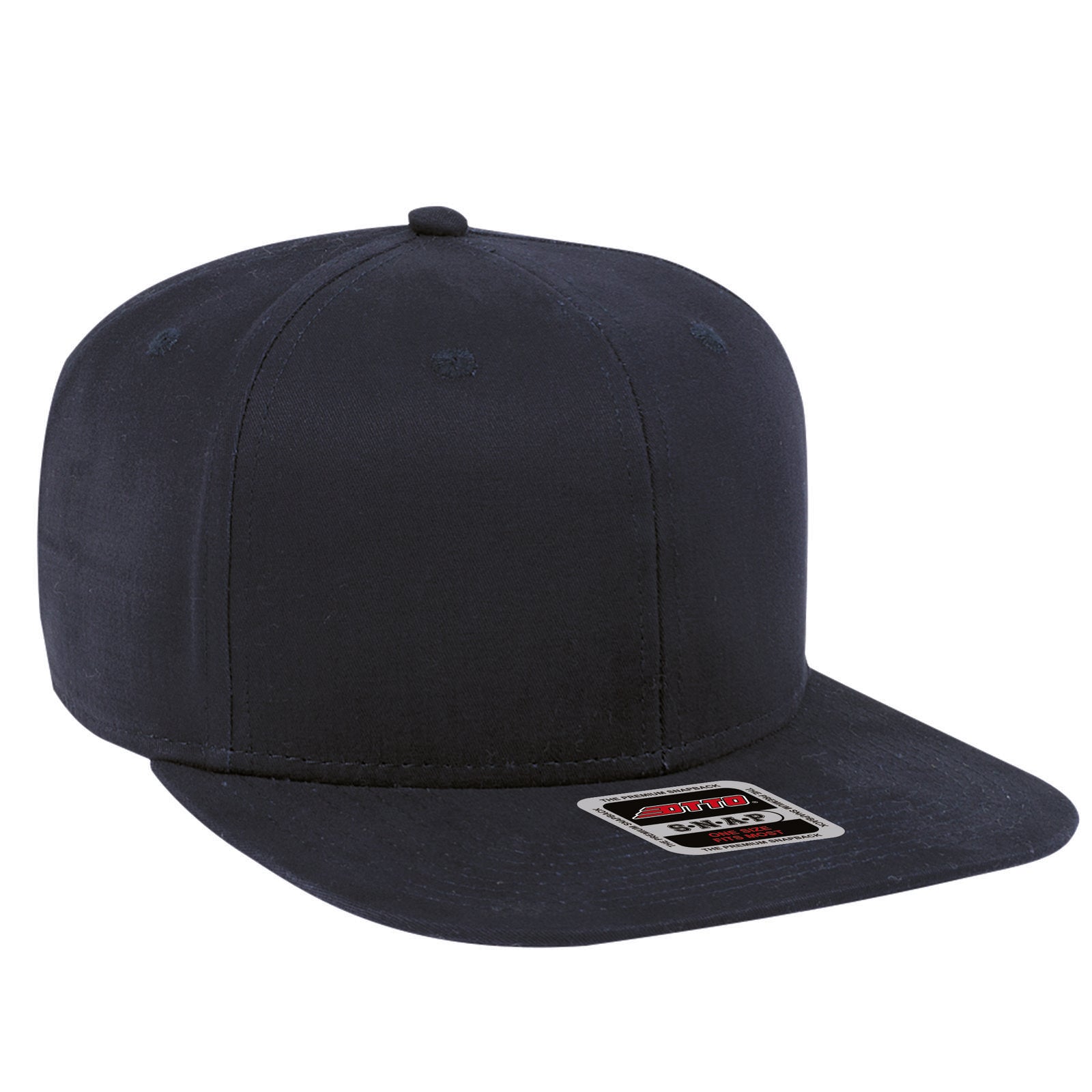 Custom Embroidered or DTF Printed - OTTO CAP® OTTO SNAP 6 Panel Mid Profile Snapback Hat