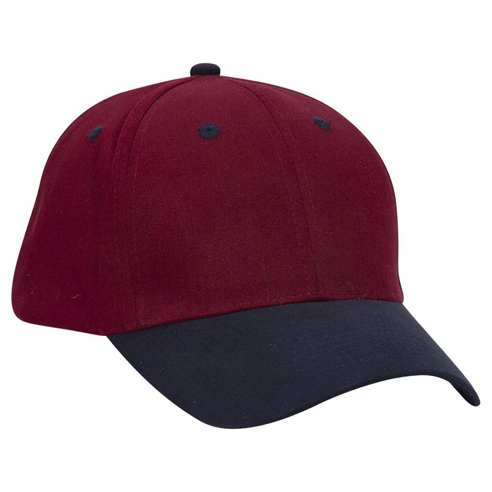 Custom Embroidered or DTF Printed - OTTO CAP® 6 Panel Low Profile Baseball Cap