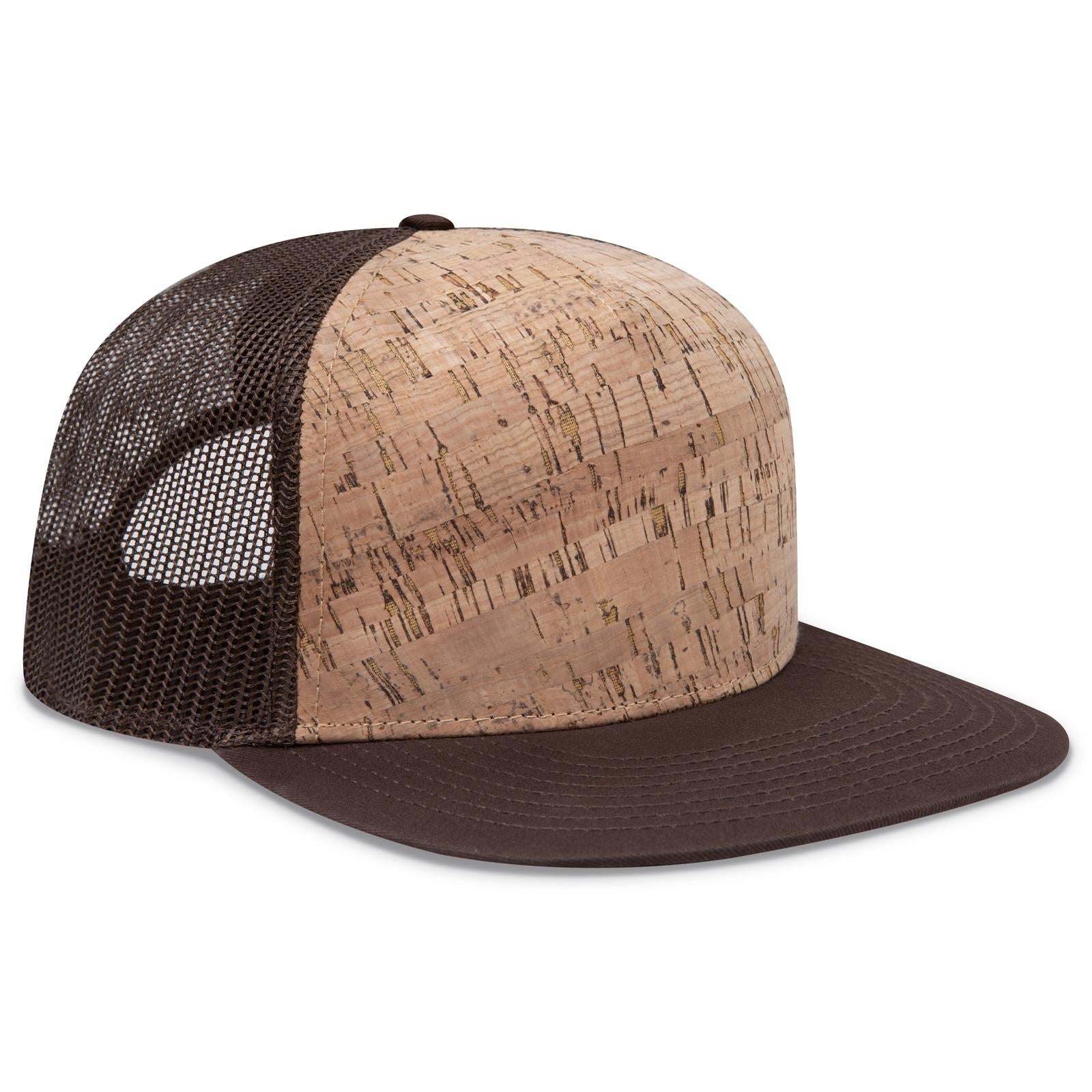 Custom Embroidered or DTF Printed - OTTO CAP® OTTO SNAP 5 Panel Pro Style Mesh Back Trucker Snapback Hat