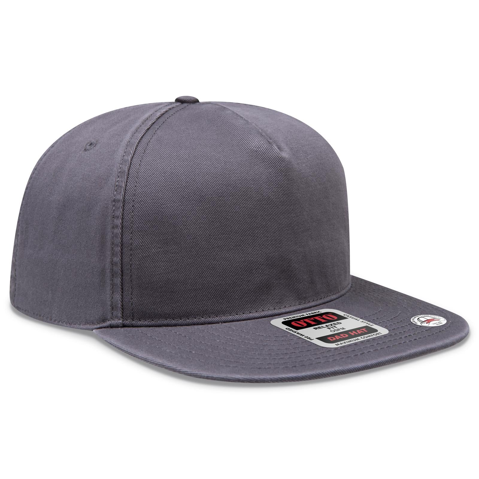 Custom Embroidered or DTF Printed - OTTO CAP® 5 Panel Low Profile Dad Hat