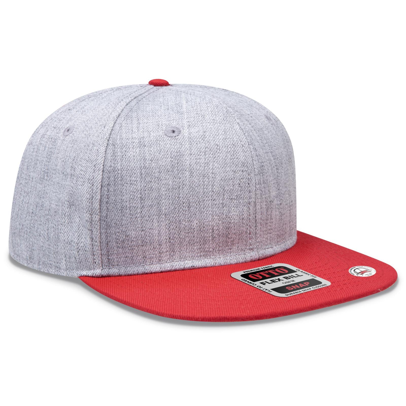 Custom Embroidered or DTF Printed - OTTO CAP® OTTO SNAP 6 Panel Pro Style Snapback Hat