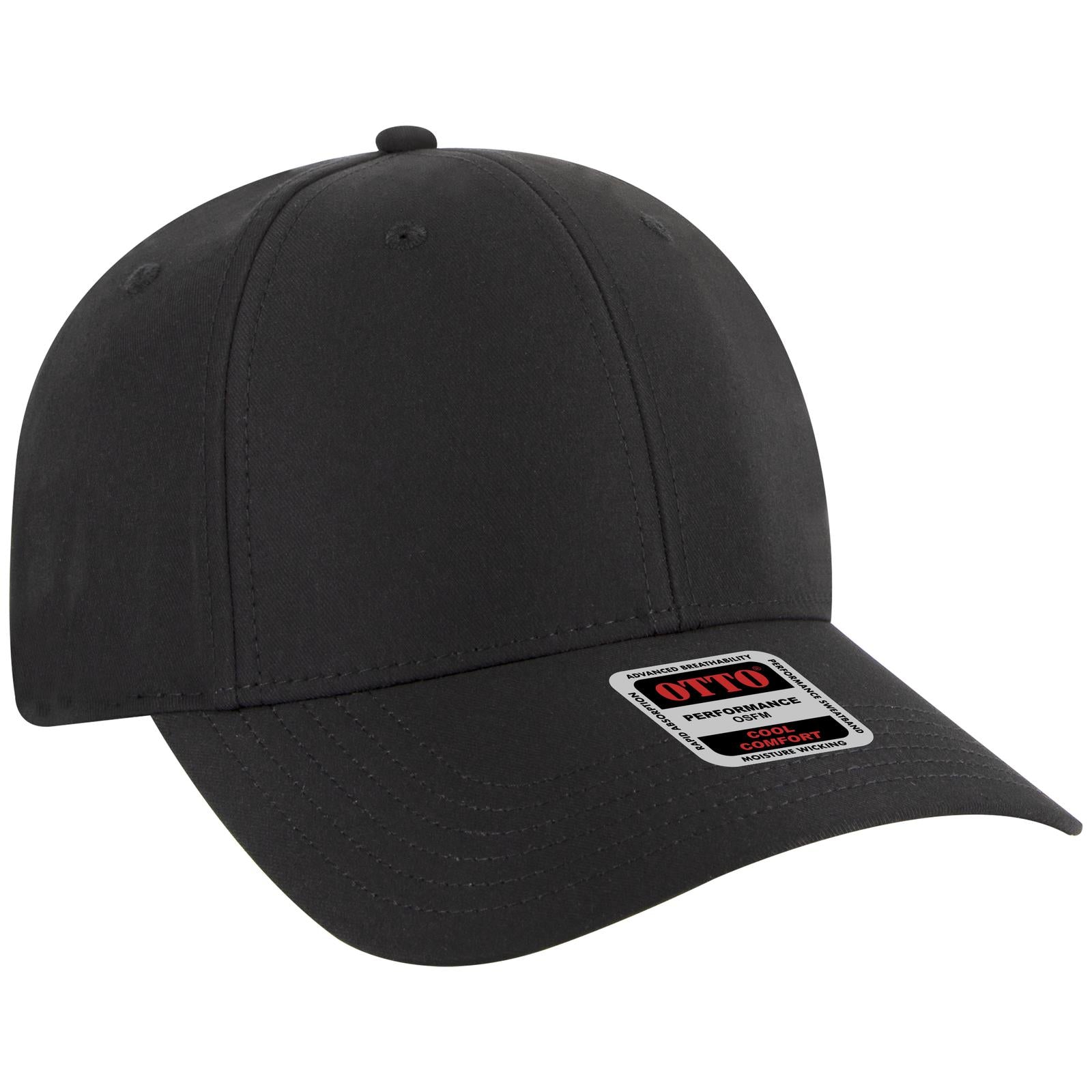 Custom Embroidered or DTF Printed - OTTO CAP® 6 Panel Low Profile Baseball Cap