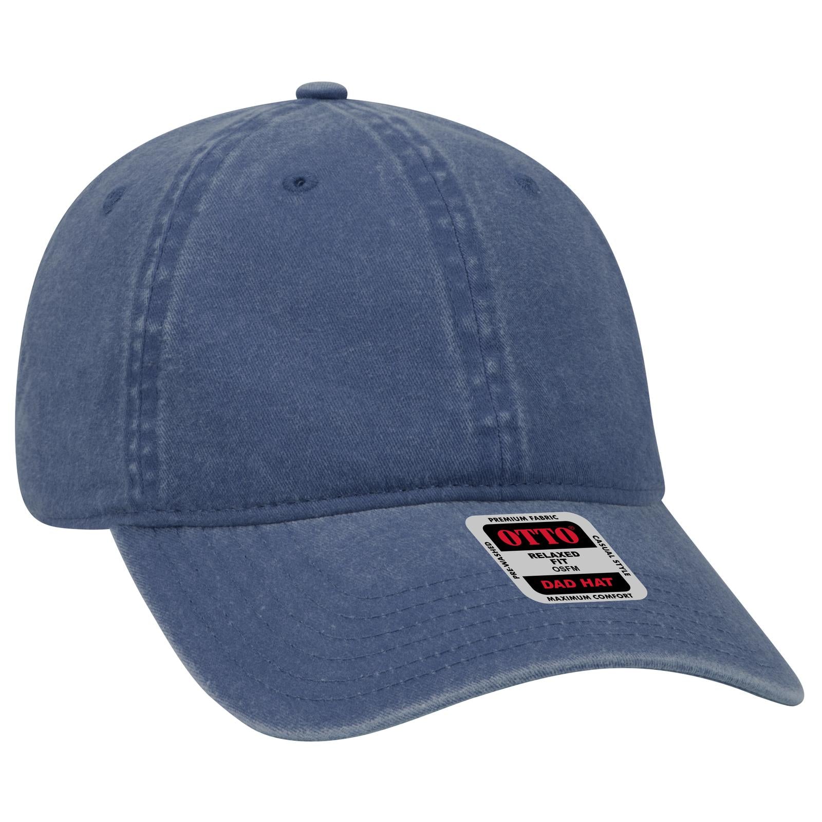Custom Embroidered - OTTO CAP 6 Panel Low Profile Dad Hat