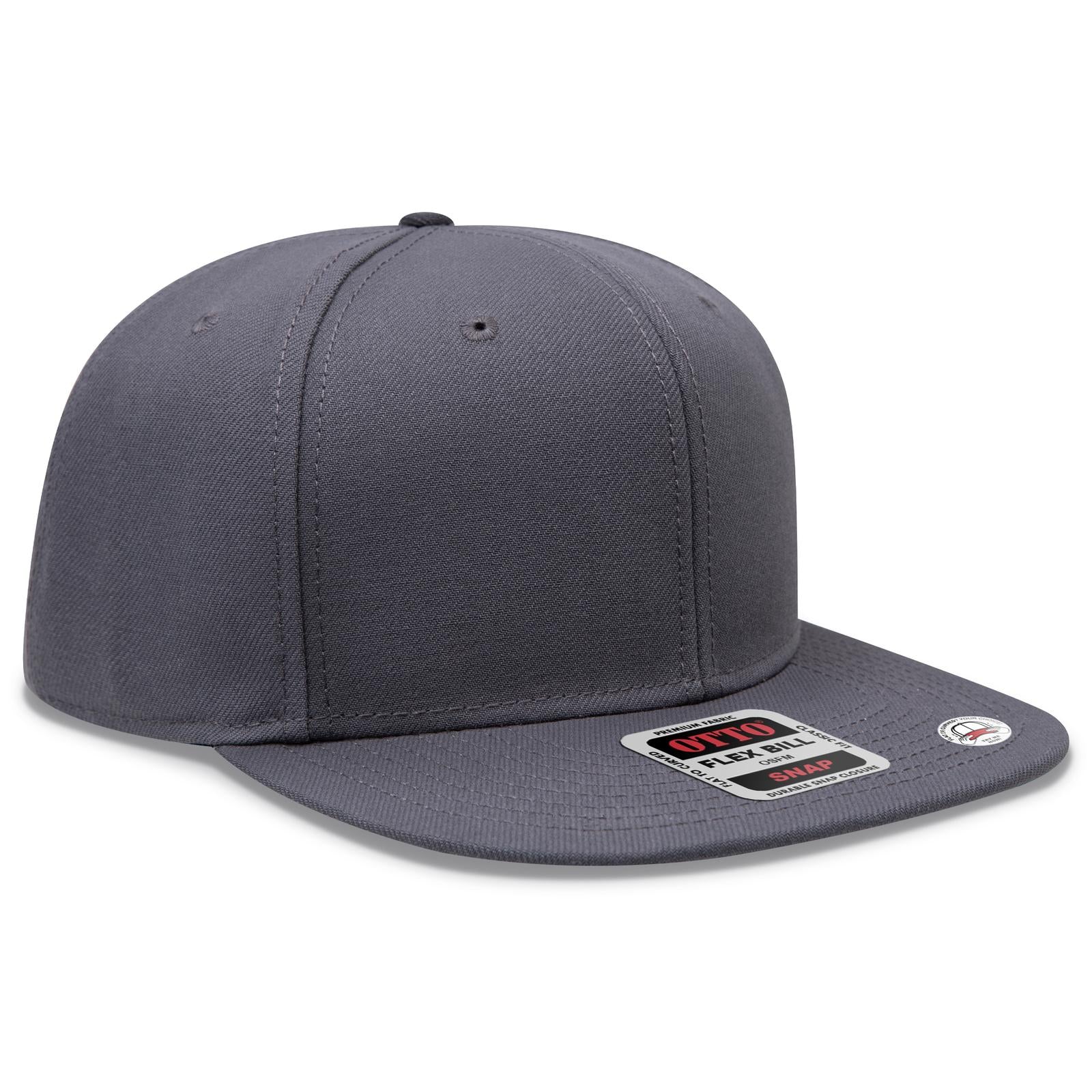 Custom Embroidered or DTF Printed - OTTO CAP® OTTO SNAP 6 Panel Pro Style Snapback Hat