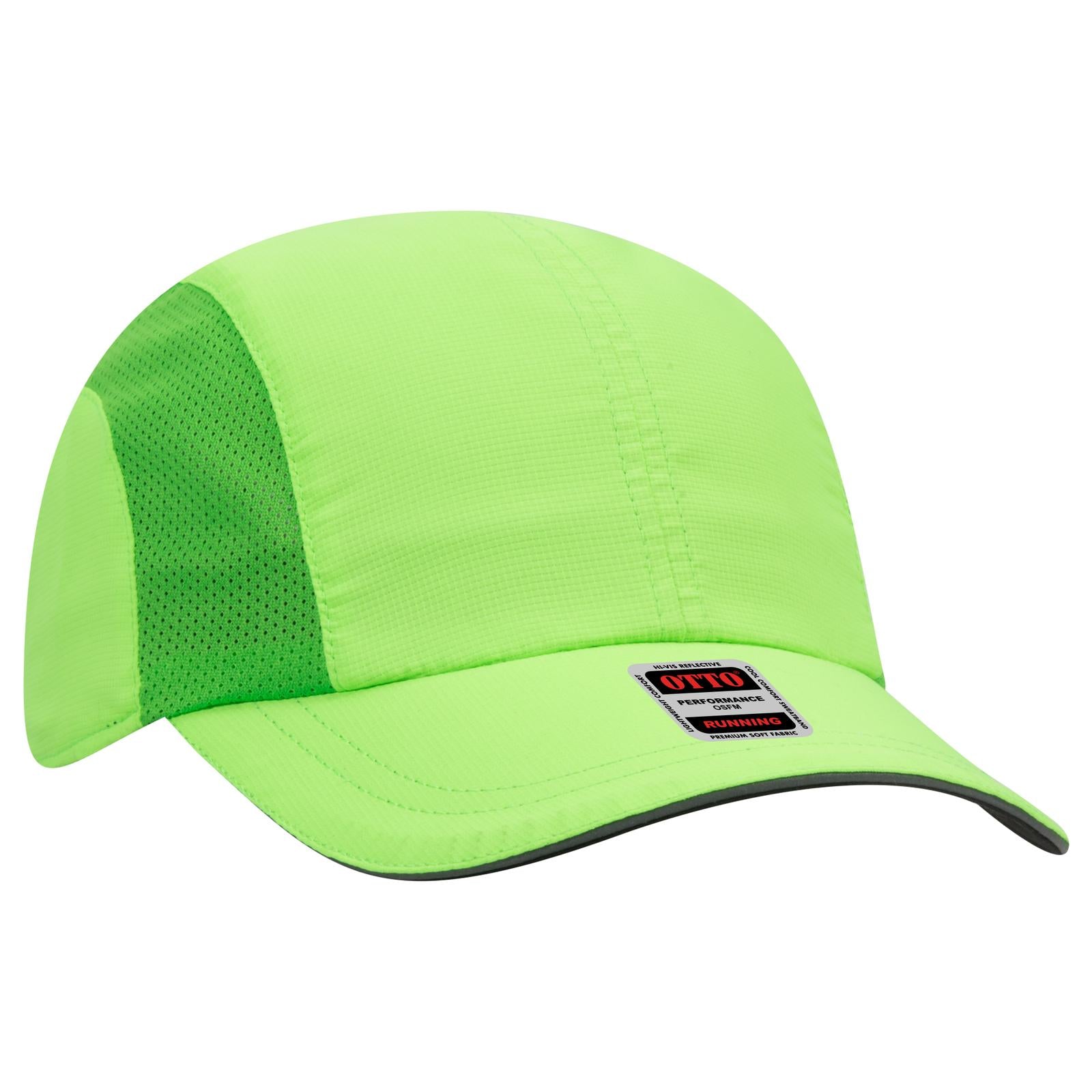 Custom Embroidered or DTF Printed - OTTO CAP® Reflective 6 Panel Running Cap