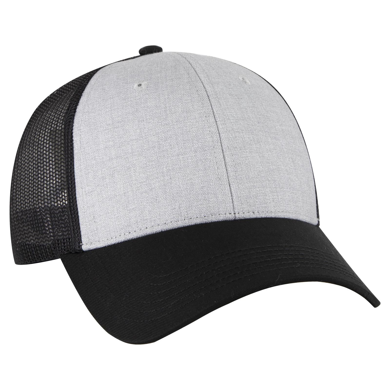 Custom Embroidered or DTF Printed - OTTO CAP® 6 Panel Low Profile Mesh Back Trucker Hat