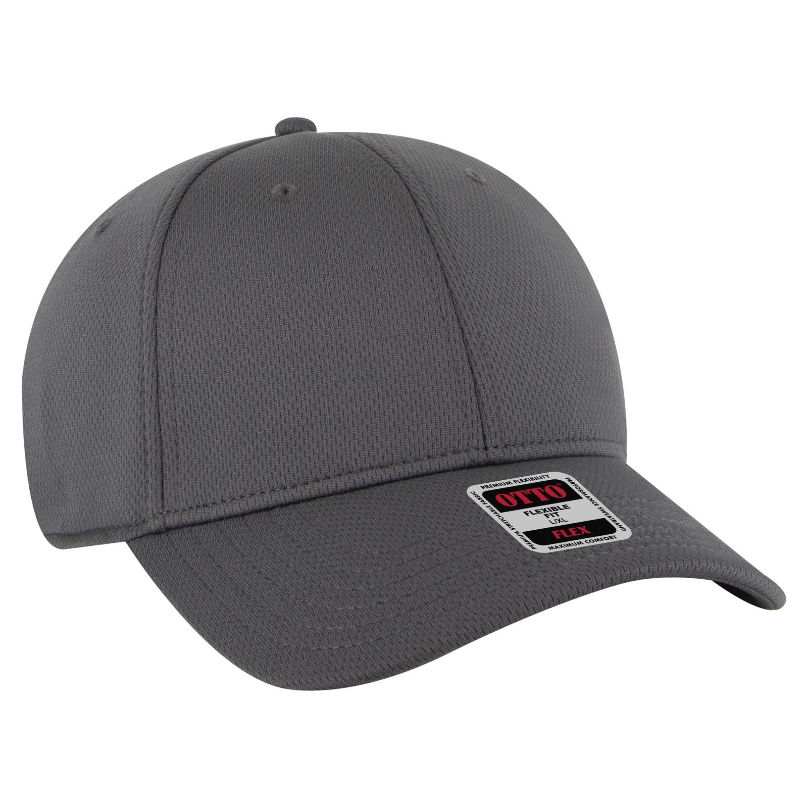 Custom Embroidered or DTF Printed - OTTO CAP® OTTO FLEX® Fitted 6 Panel Low Profile Baseball Cap