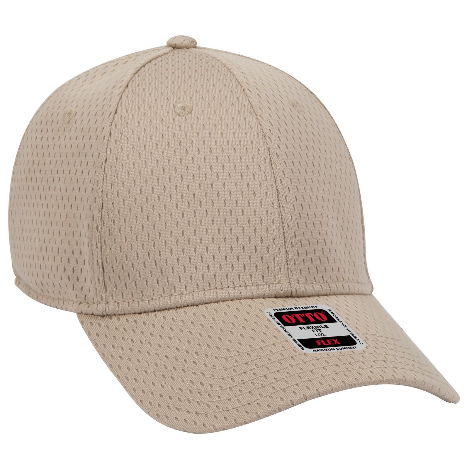 Custom Embroidered or DTF Printed - OTTO CAP® OTTO FLEX® Fitted 6 Panel Low Profile Baseball Cap