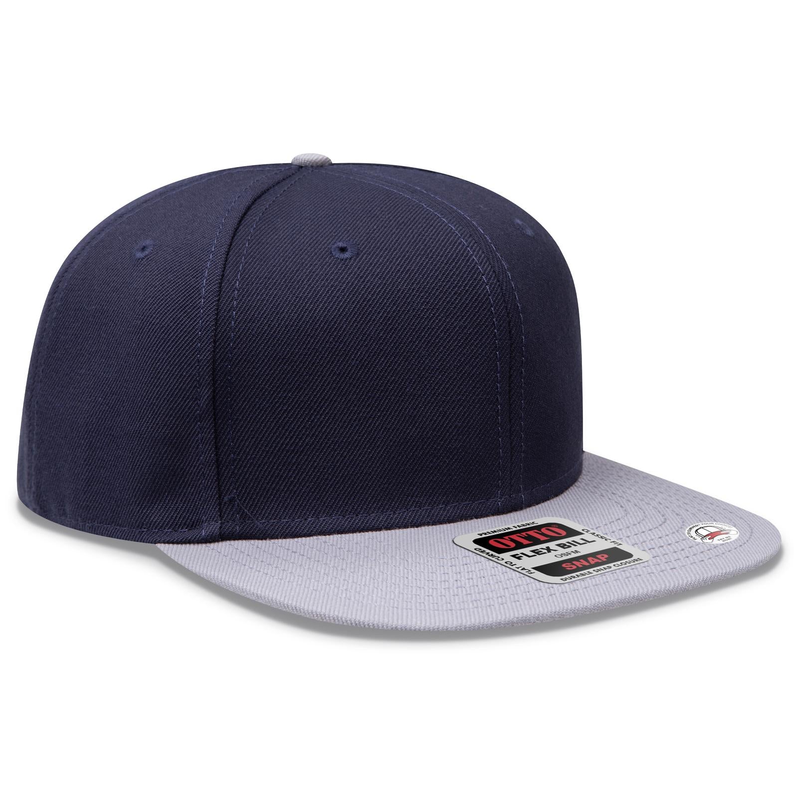 Custom Embroidered or DTF Printed - OTTO CAP® OTTO SNAP 6 Panel Pro Style Snapback Hat