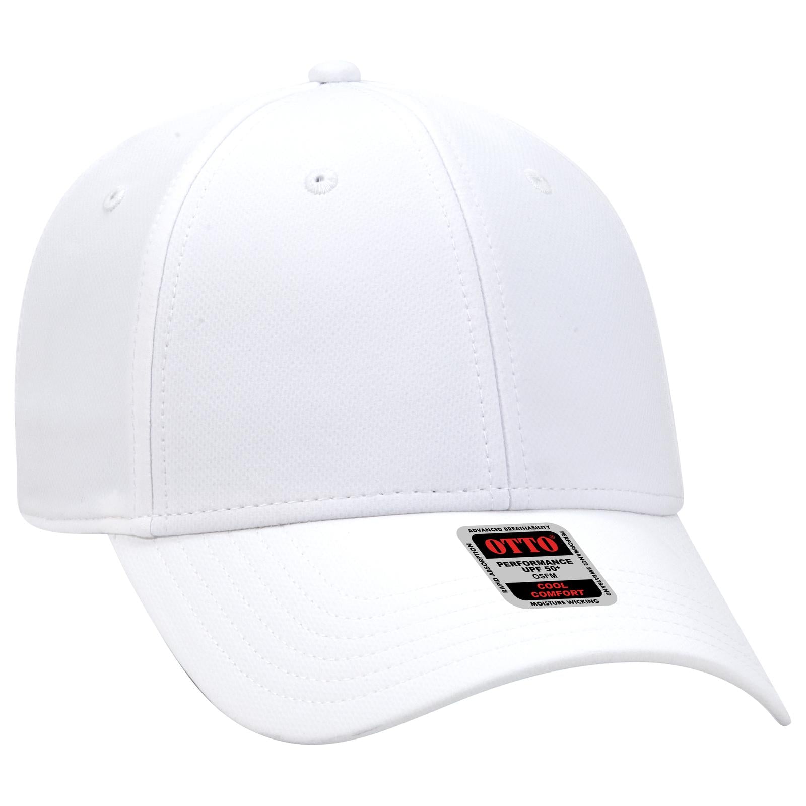 Custom Embroidered or DTF Printed - OTTO CAP® UPF 50+ 6 Panel Low Profile Baseball Cap