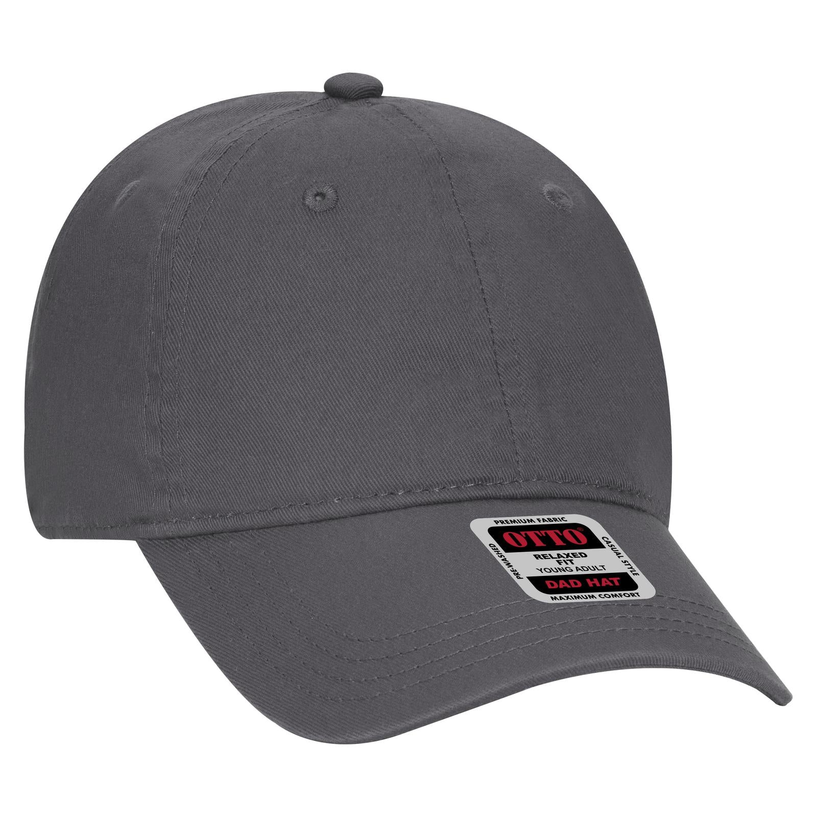 Custom Embroidered or DTF Printed - OTTO CAP® 6 Panel Low Profile Dad Hat