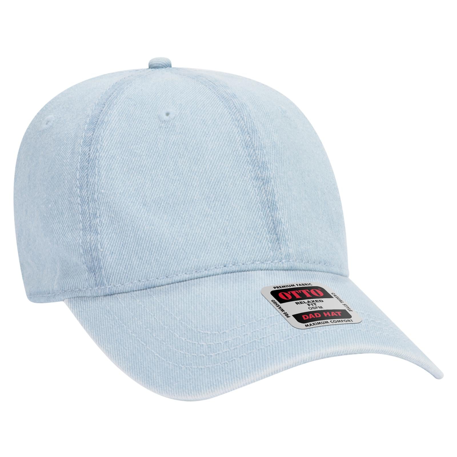 Custom Embroidered or DTF Printed - OTTO CAP® 6 Panel Low Profile Dad Hat