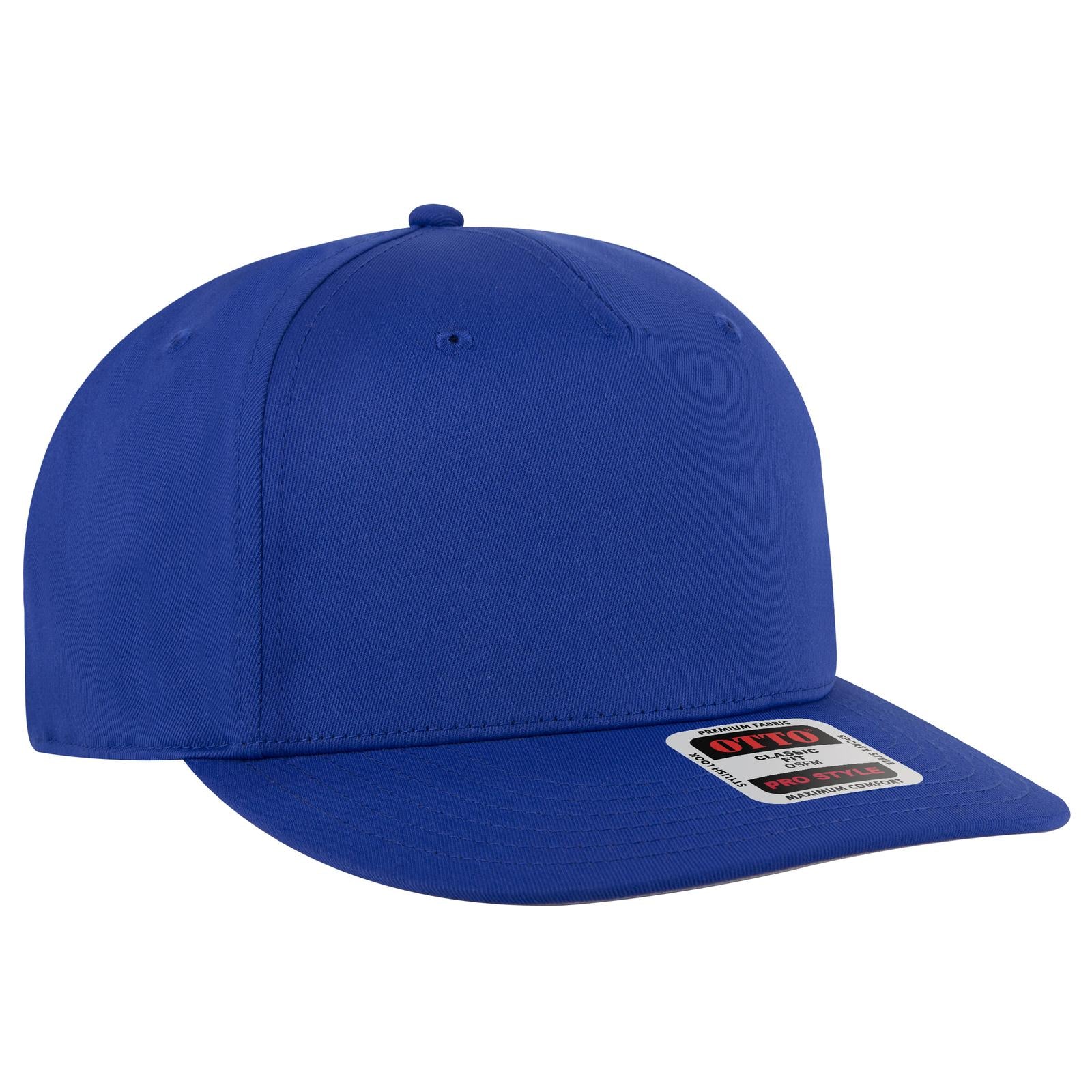 Custom Embroidered or DTF Printed - OTTO CAP® 5 Panel Pro Style Baseball Cap