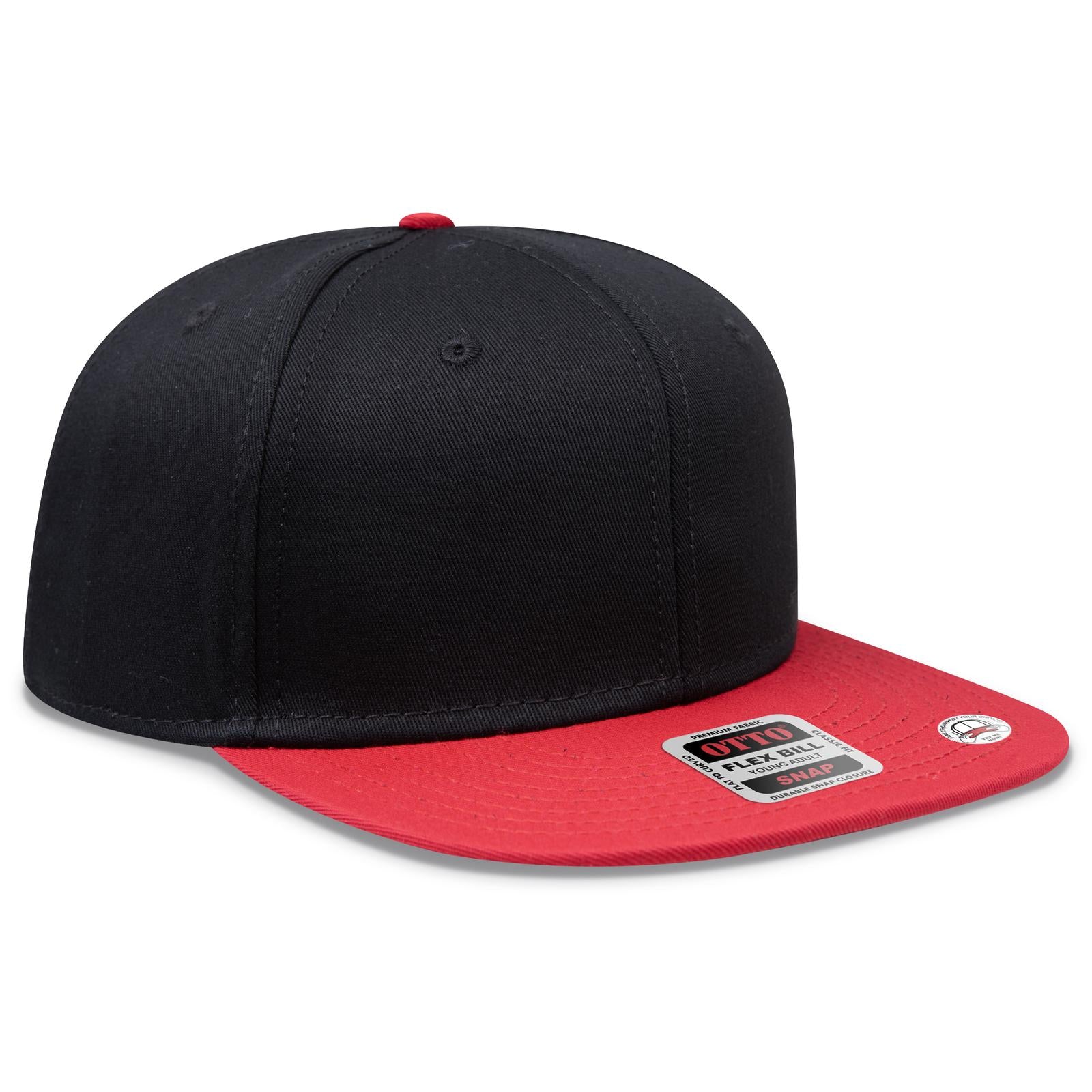 Custom Embroidered or DTF Printed - OTTO CAP® OTTO SNAP 6 Panel Pro Style Snapback Hat