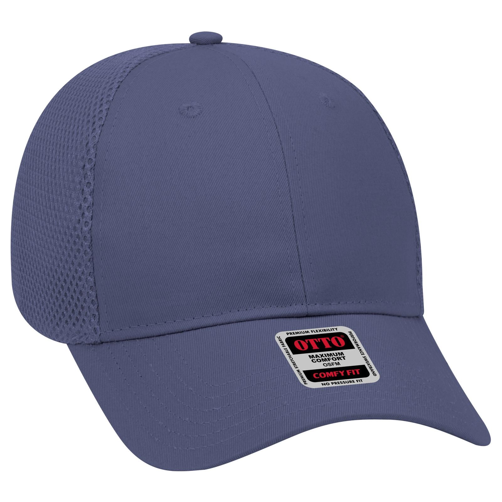 Custom Embroidered or DTF Printed - OTTO CAP® OTTO COMFY FIT® 6 Panel Low Profile Baseball Cap