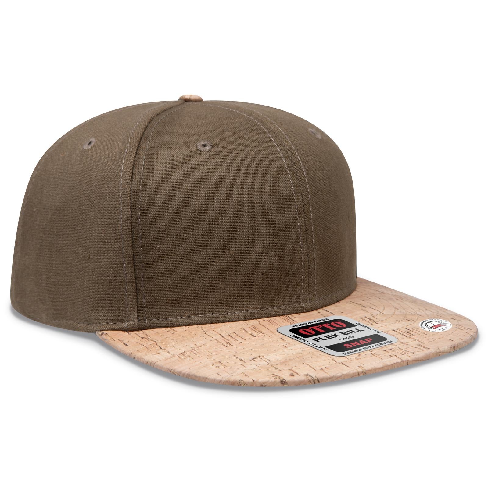 Custom Embroidered or DTF Printed - OTTO CAP® OTTO SNAP 6 Panel Pro Style Snapback Hat