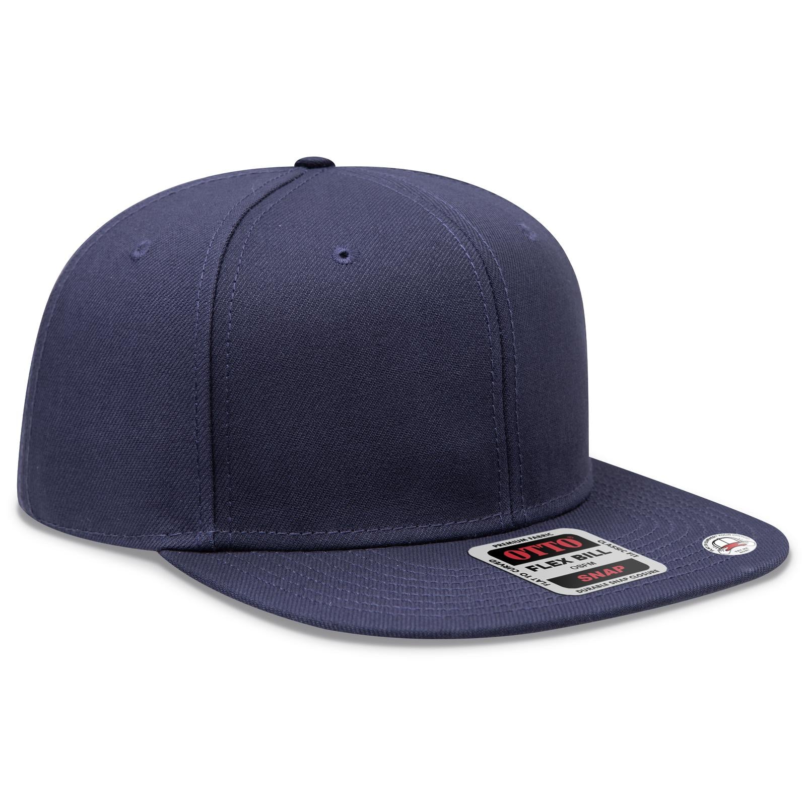 Custom Embroidered or DTF Printed - OTTO CAP® OTTO SNAP 6 Panel Pro Style Snapback Hat