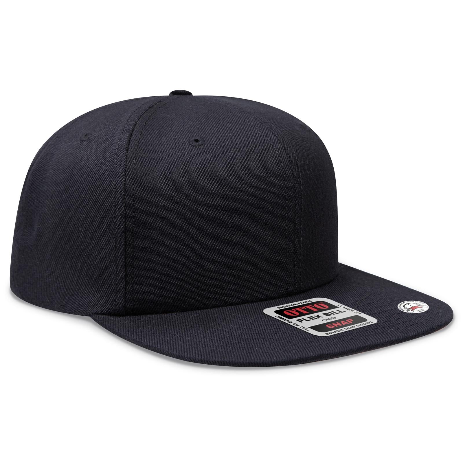Custom Embroidered or DTF Printed - OTTO CAP® OTTO SNAP 6 Panel Pro Style Snapback Hat