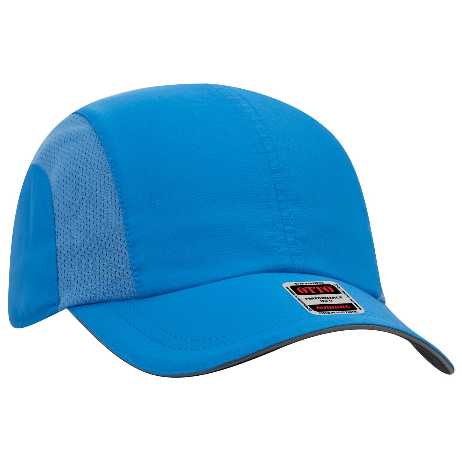 Custom Embroidered or DTF Printed - OTTO CAP® Reflective 6 Panel Running Cap