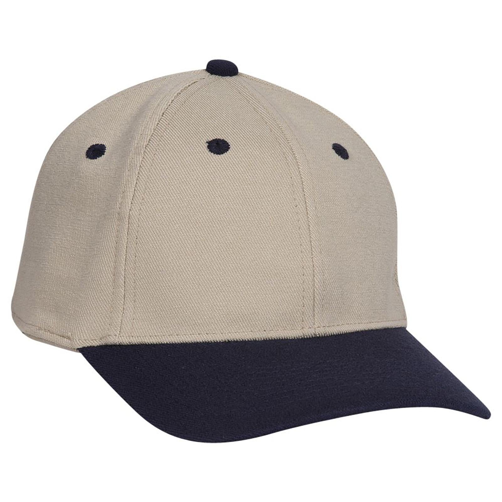 Custom Embroidered or DTF Printed - OTTO CAP® OTTO FLEX® Fitted 6 Panel Low Profile Baseball Cap