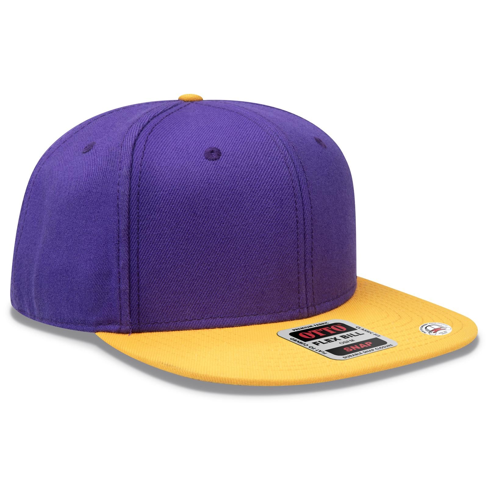 Custom Embroidered or DTF Printed - OTTO CAP® OTTO SNAP 6 Panel Pro Style Snapback Hat