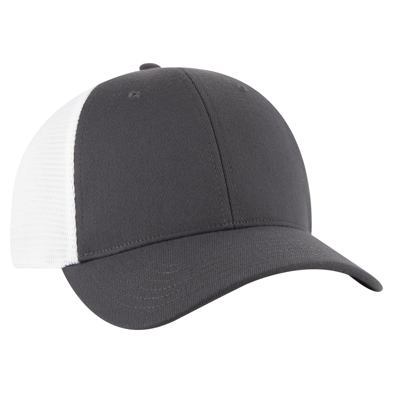 Custom Embroidered or DTF Printed - OTTO CAP® OTTO FLEX® Fitted 6 Panel Low Profile Mesh Back Trucker Hat