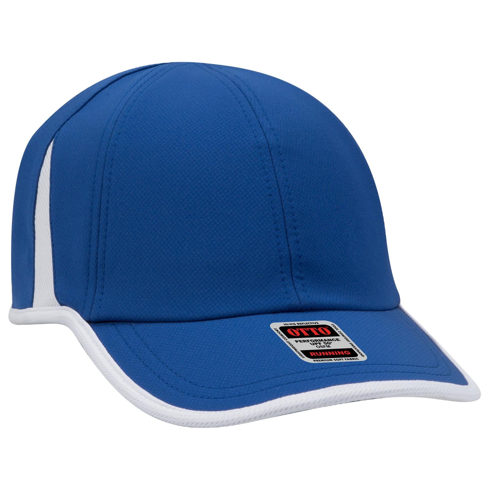 Custom Embroidered or DTF Printed - OTTO CAP® UPF 50+ 6 Panel Running Hat