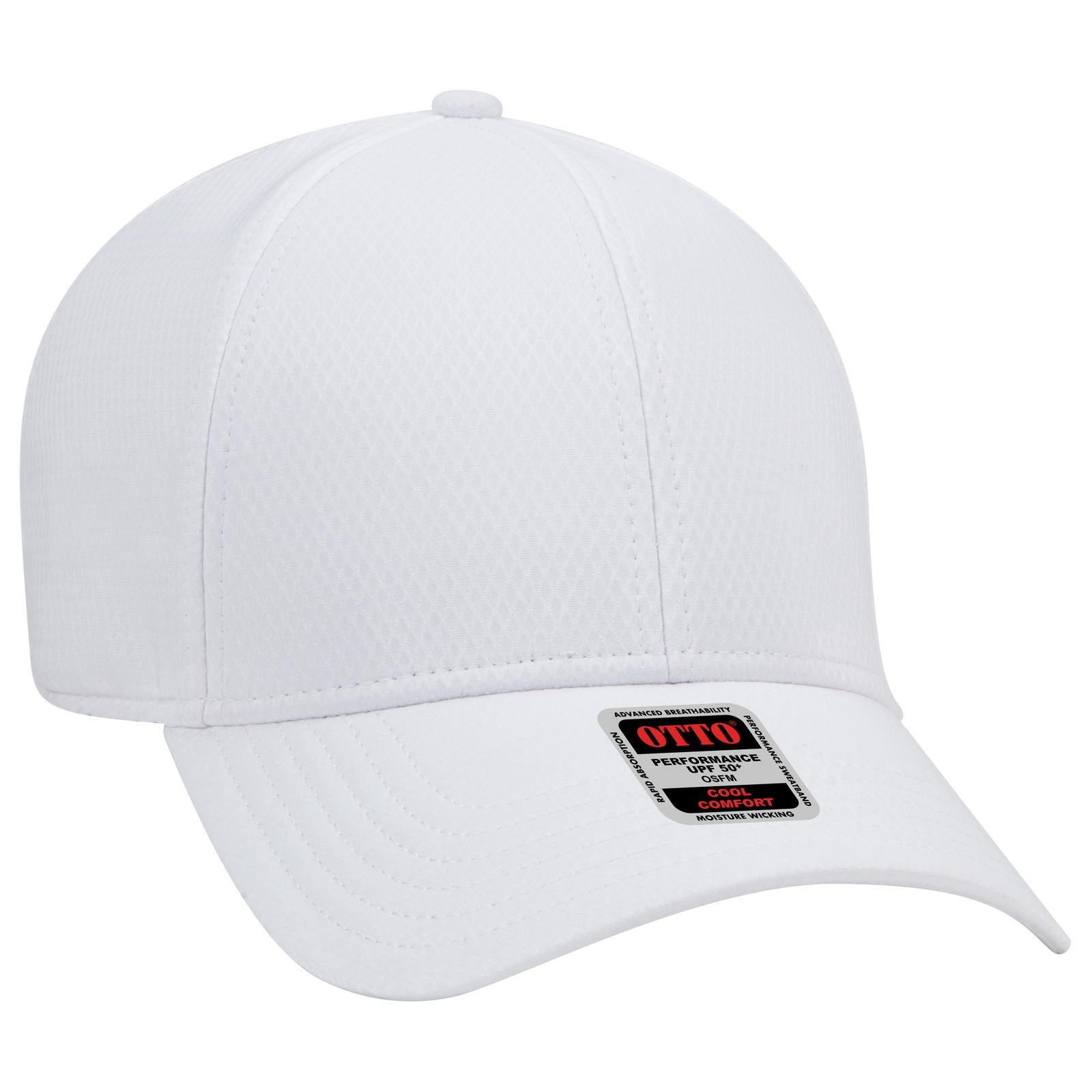 Custom Embroidered or DTF Printed - OTTO CAP® UPF 50+ 6 Panel Low Profile Baseball Cap