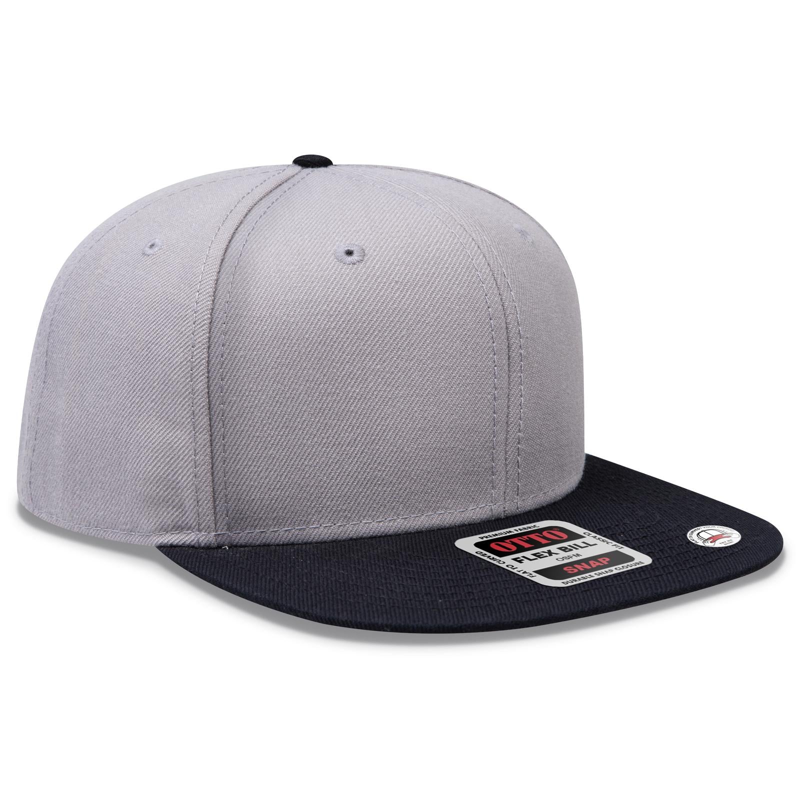 Custom Embroidered or DTF Printed - OTTO CAP® OTTO SNAP 6 Panel Pro Style Snapback Hat