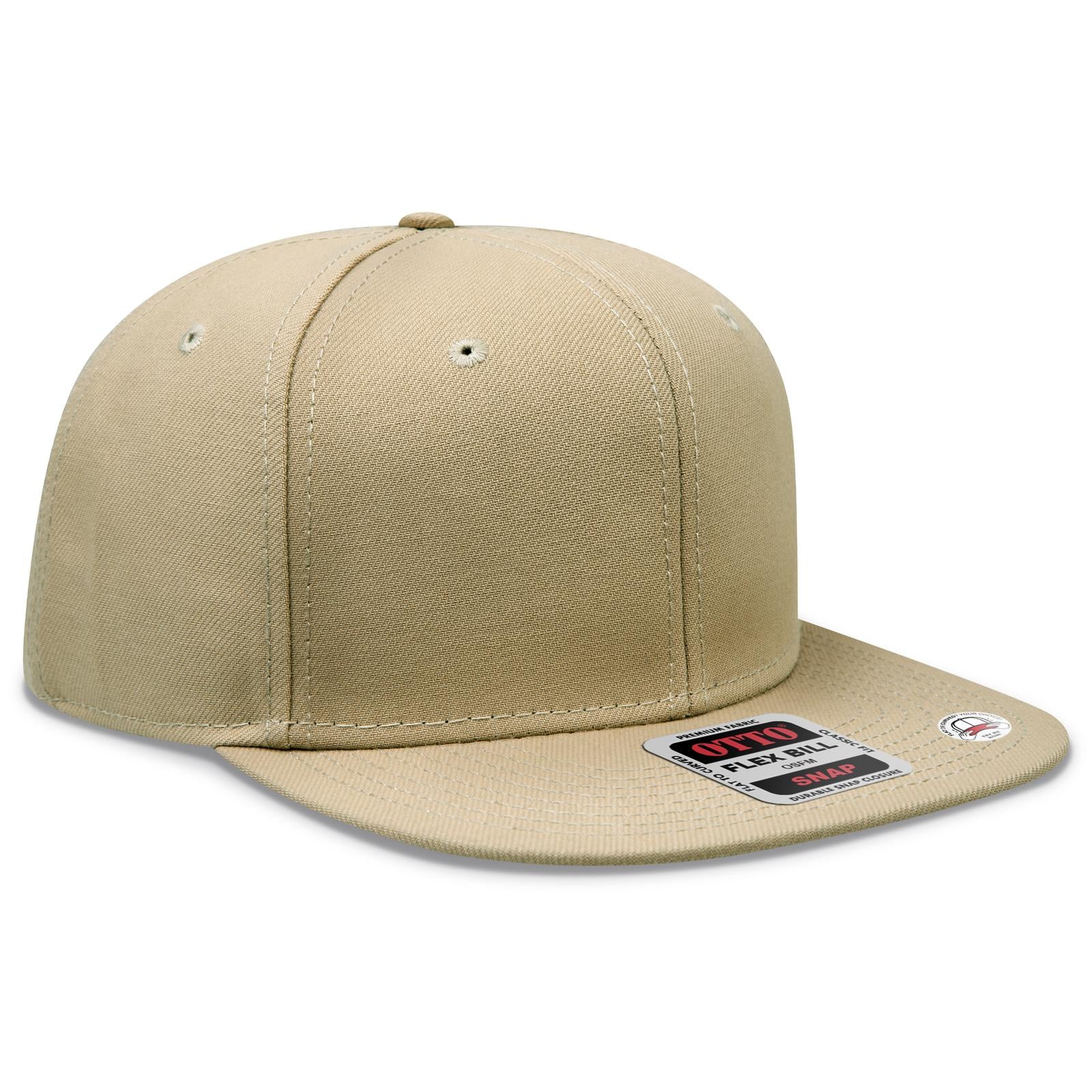Custom Embroidered or DTF Printed - OTTO CAP® OTTO SNAP 6 Panel Pro Style Snapback Hat