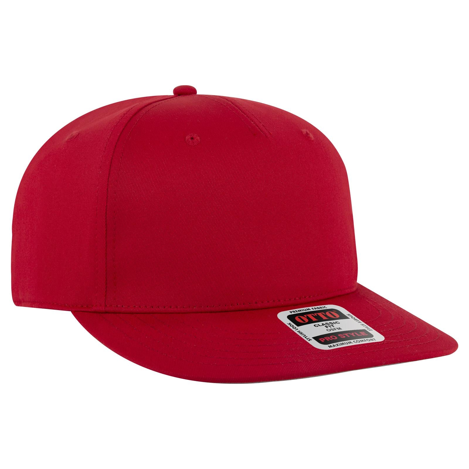 Custom Embroidered or DTF Printed - OTTO CAP® 5 Panel Pro Style Baseball Cap