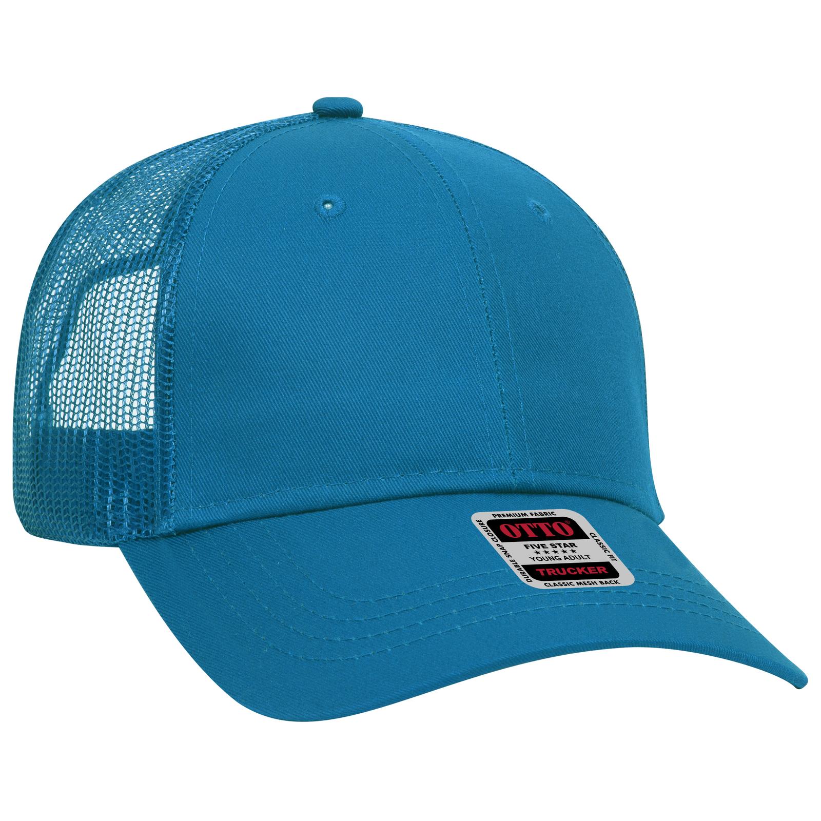 Custom Embroidered or DTF Printed - OTTO CAP® 6 Panel Low Profile Mesh Back Trucker Hat