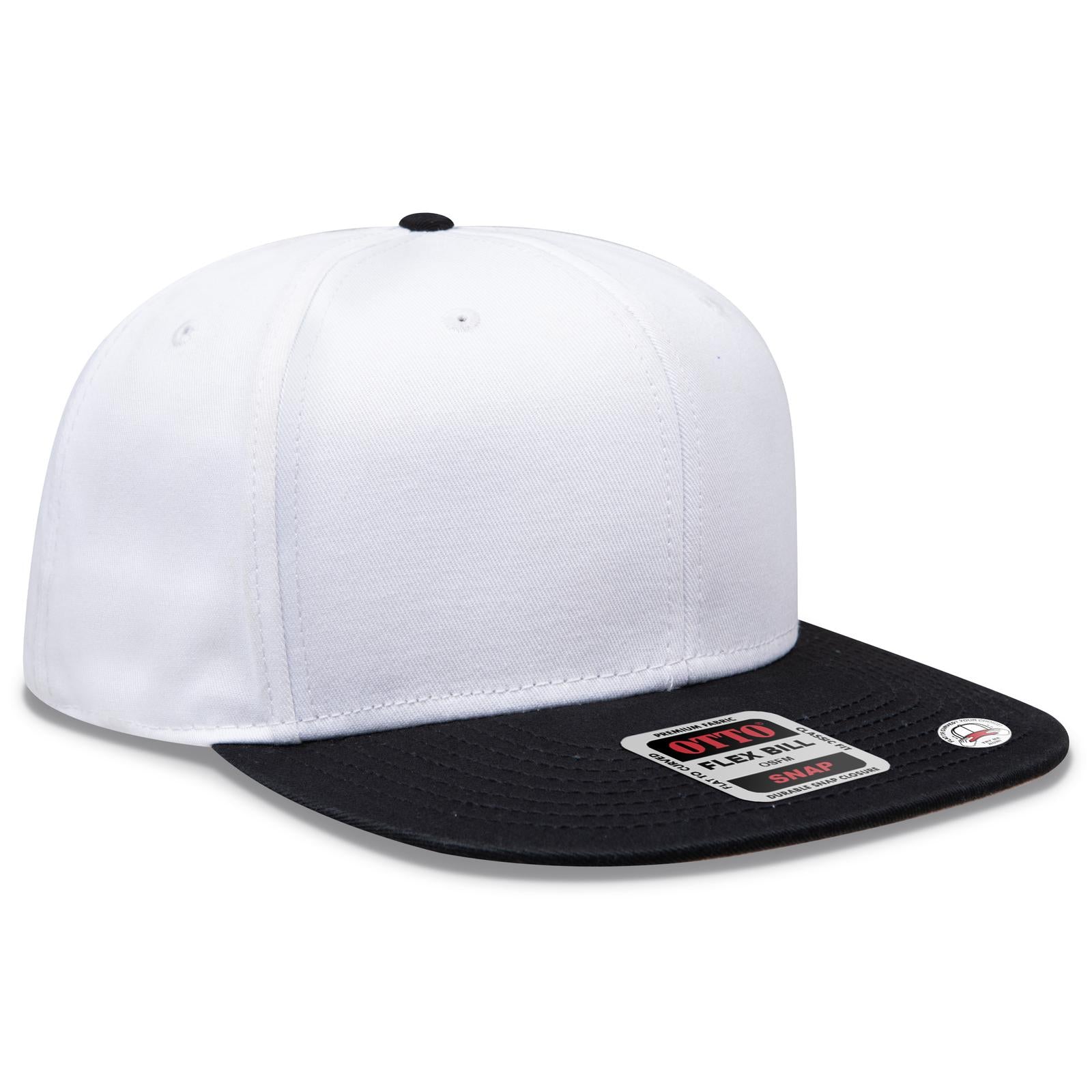 Custom Embroidered or DTF Printed - OTTO CAP® OTTO SNAP 6 Panel Pro Style Snapback Hat
