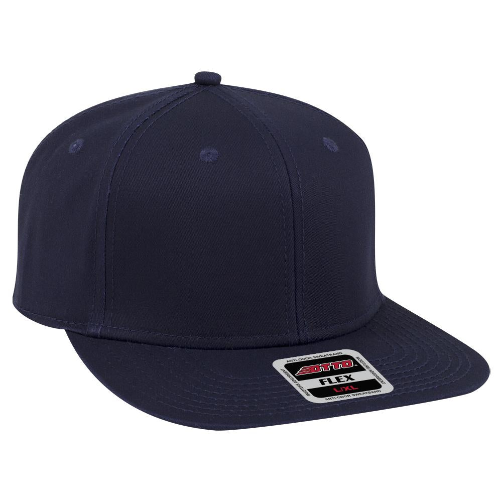 Custom Embroidered or DTF Printed - OTTO CAP® OTTO FLEX® Fitted 6 Panel Mid Profile Baseball Cap
