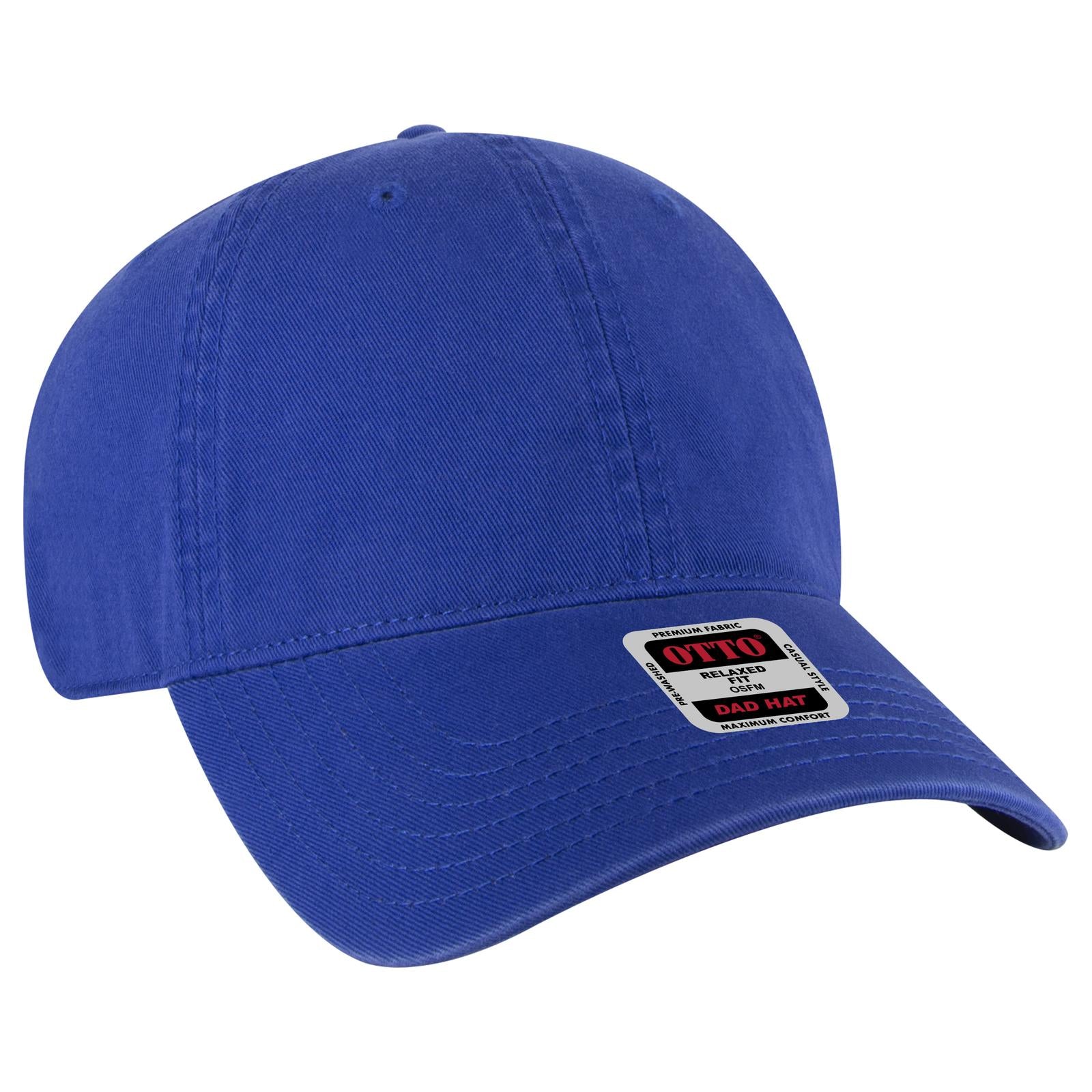 Custom Embroidered or DTF Printed - OTTO CAP® 6 Panel Low Profile Dad Hat