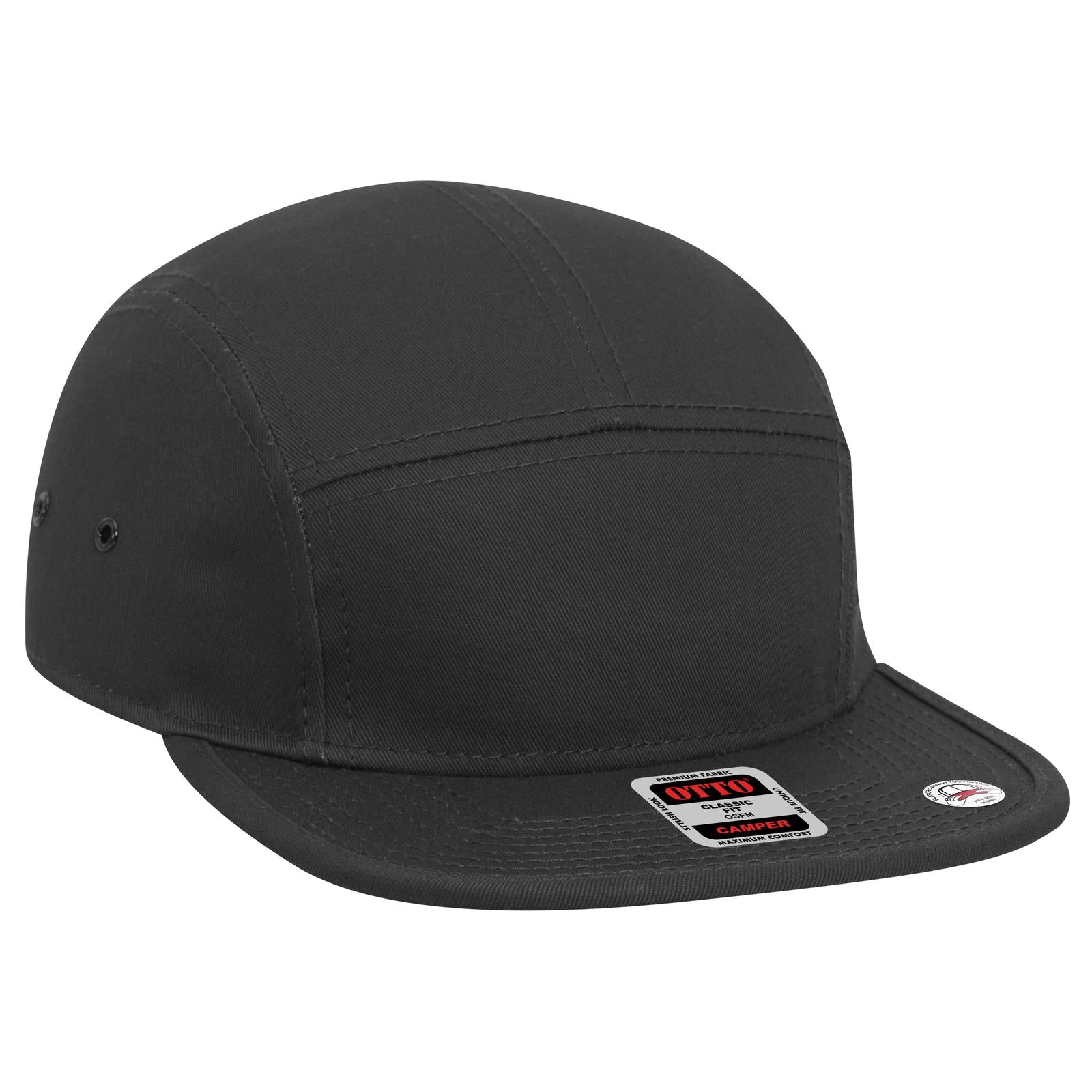 Custom Embroidered or DTF Printed - OTTO CAP® 5 Panel Camper Hat