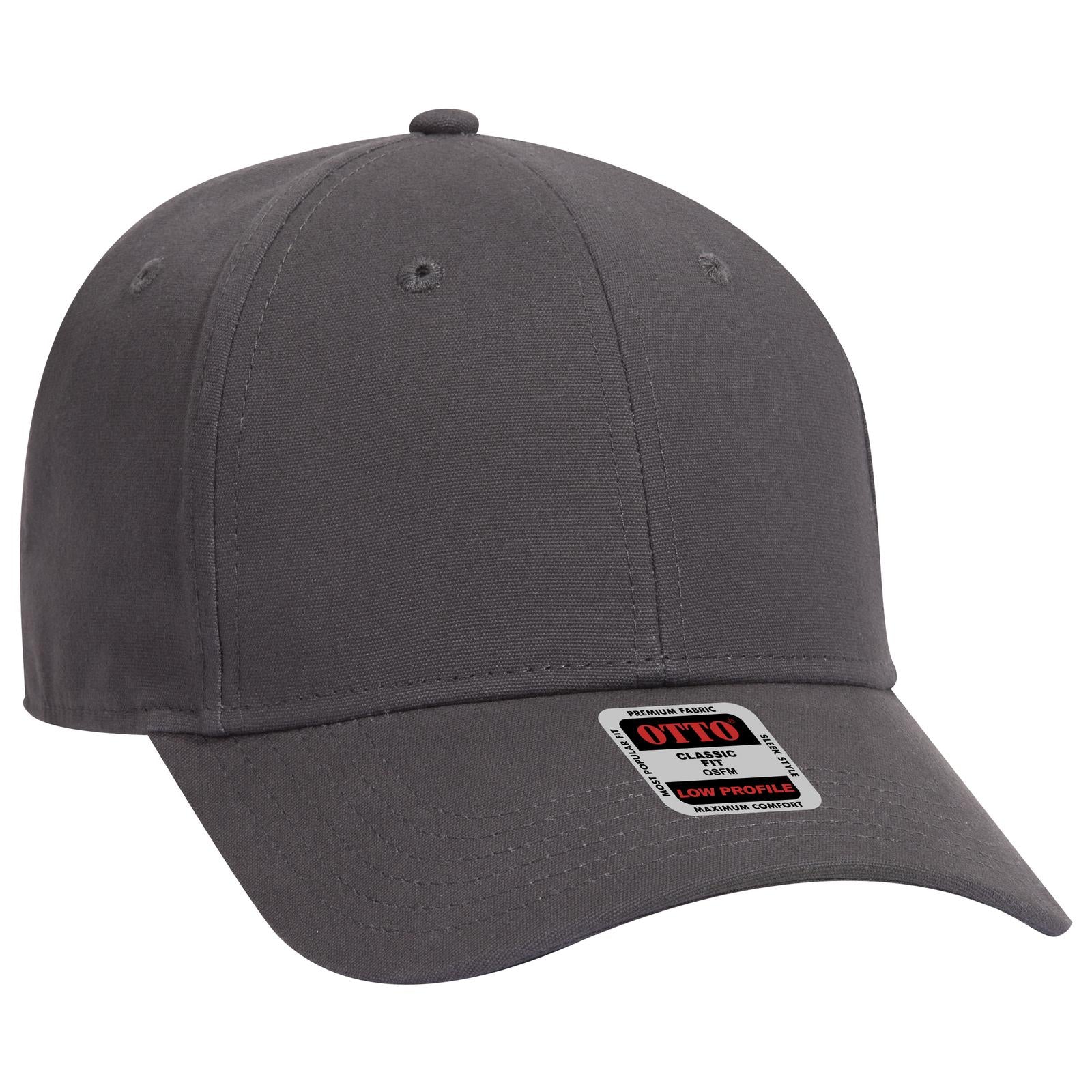 Custom Embroidered or DTF Printed - OTTO CAP® 6 Panel Low Profile Baseball Cap