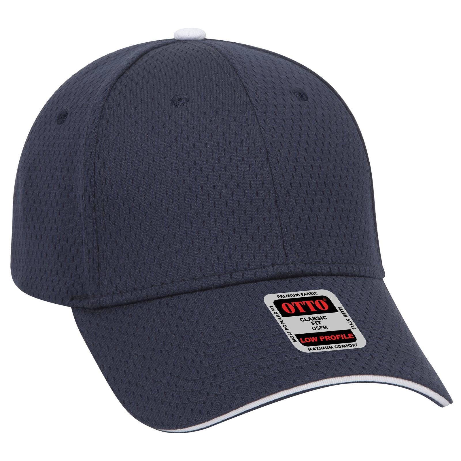 Custom Embroidered or DTF Printed - OTTO CAP® 6 Panel Low Profile Baseball Cap