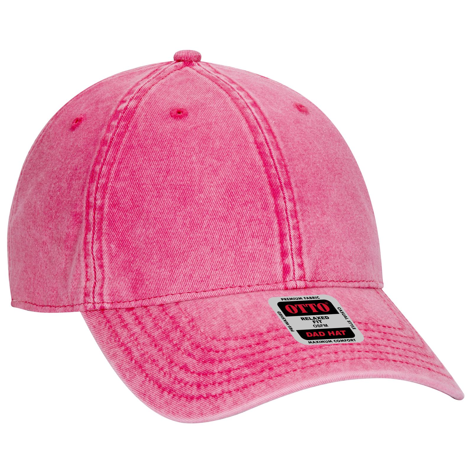 Custom Embroidered or DTF Printed - OTTO CAP® 6 Panel Low Profile Dad Hat