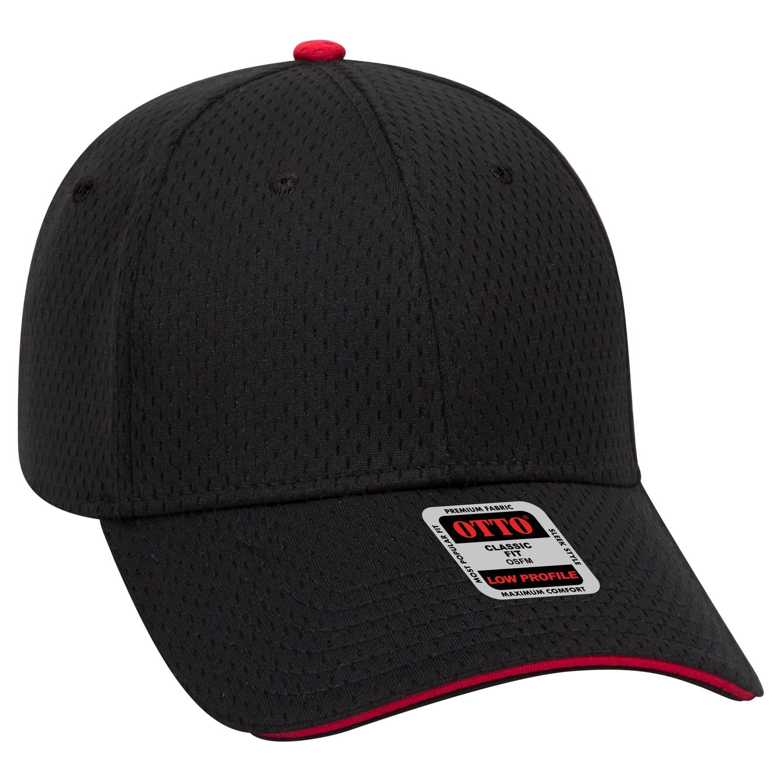 Custom Embroidered or DTF Printed - OTTO CAP® 6 Panel Low Profile Baseball Cap