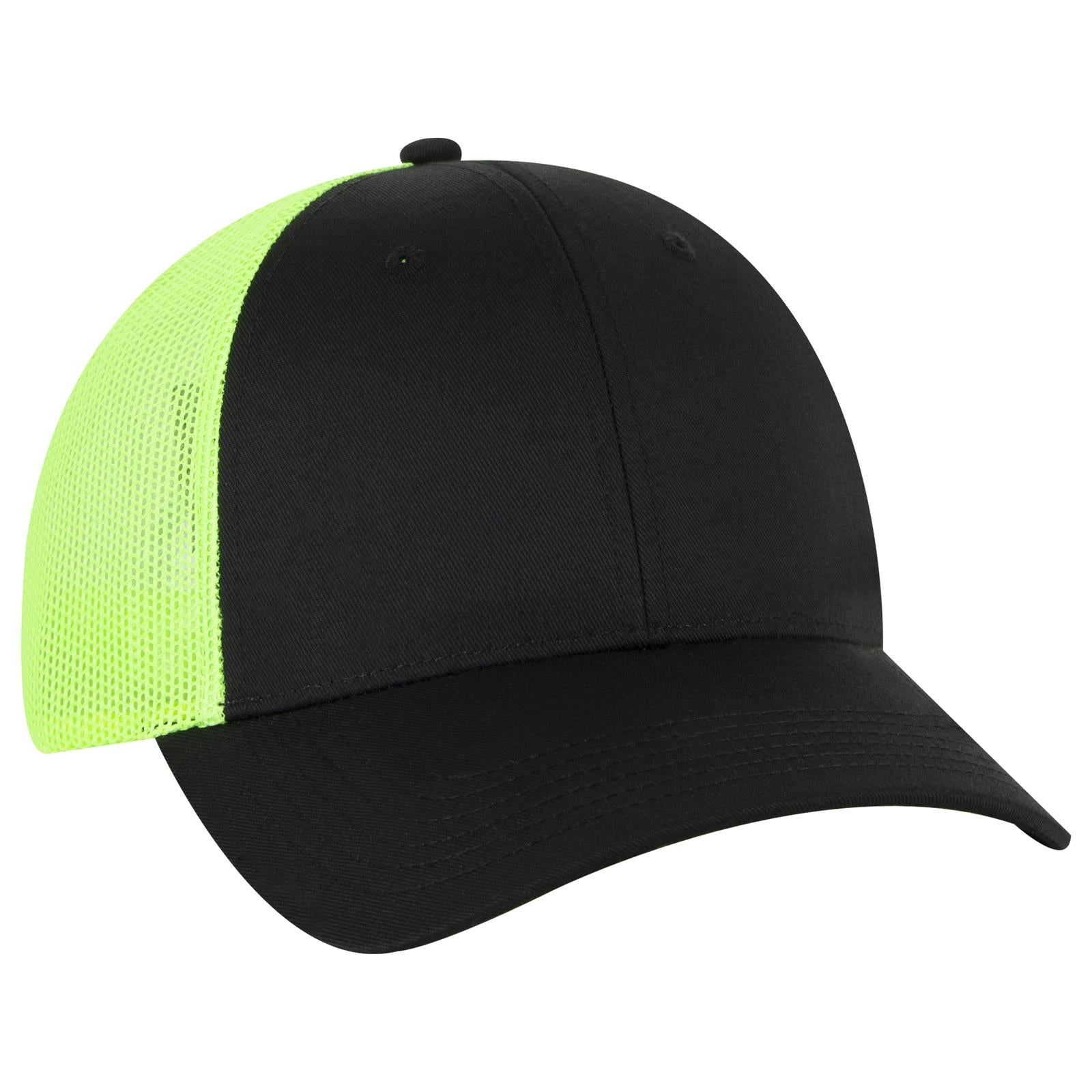 Custom Embroidered or DTF Printed - OTTO CAP® 6 Panel Low Profile Mesh Back Trucker Hat