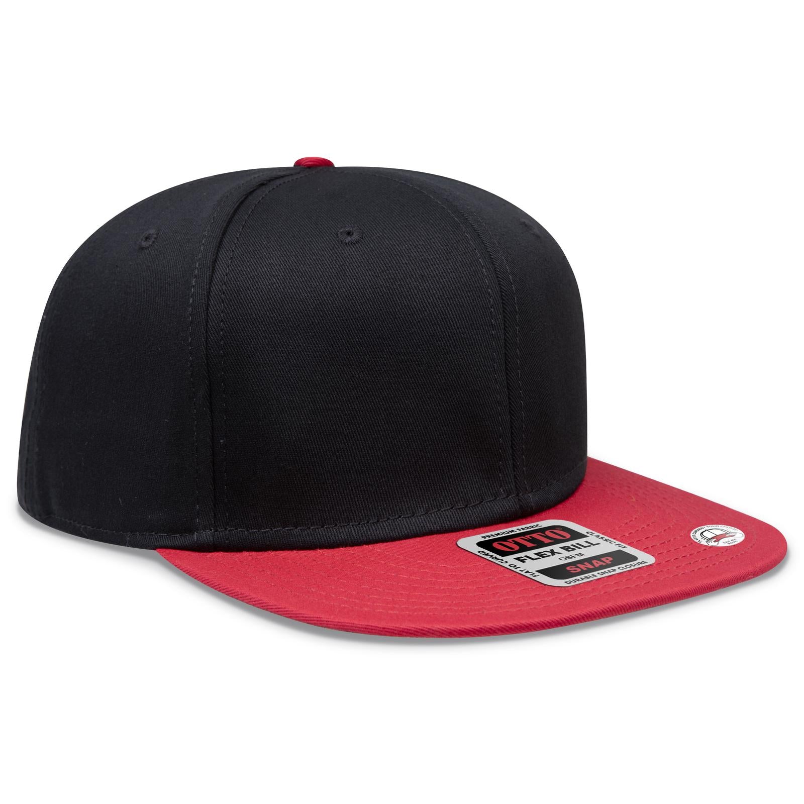 Custom Embroidered or DTF Printed - OTTO CAP® OTTO SNAP 6 Panel Pro Style Snapback Hat