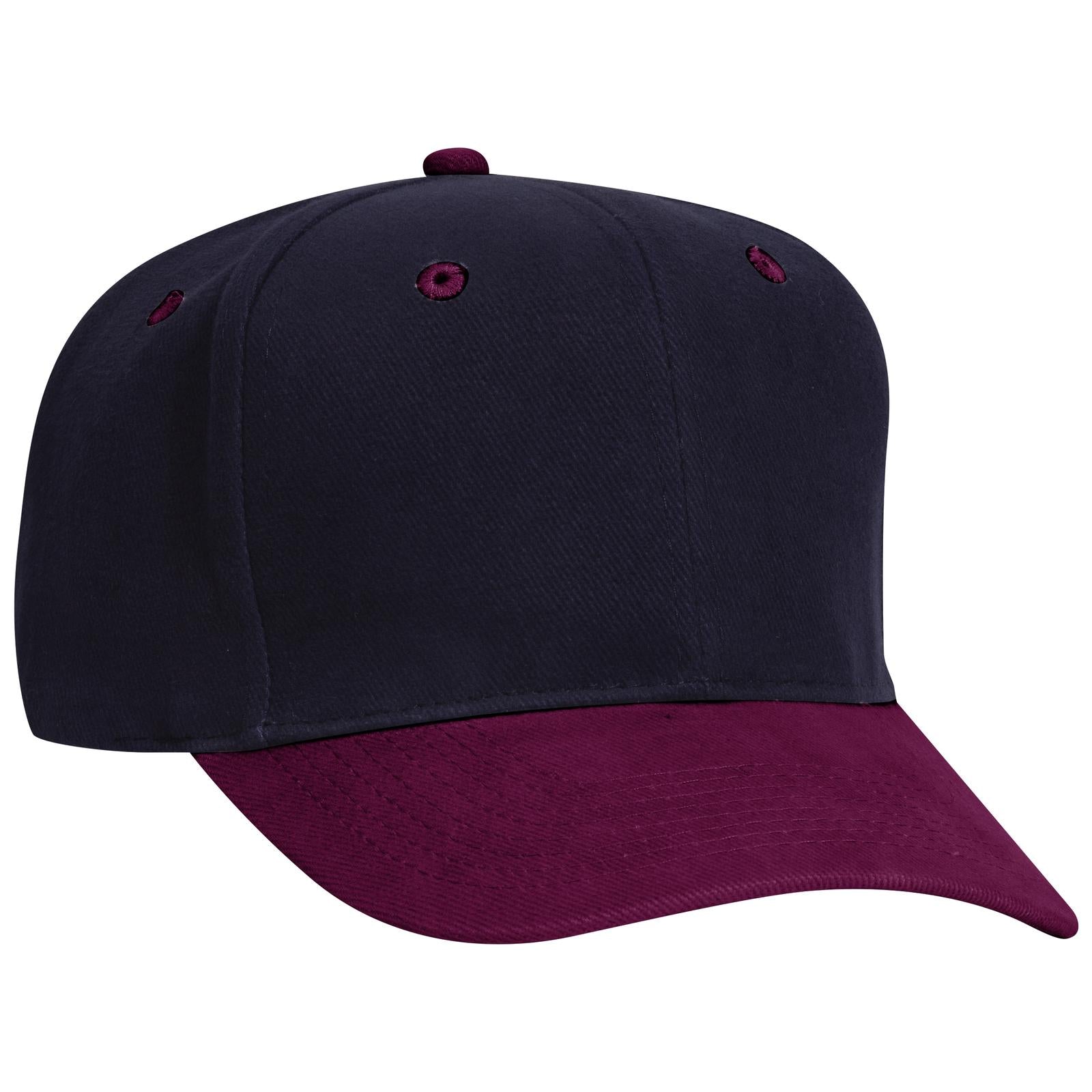 Custom Embroidered or DTF Printed - OTTO CAP® 6 Panel Mid Profile Baseball Cap