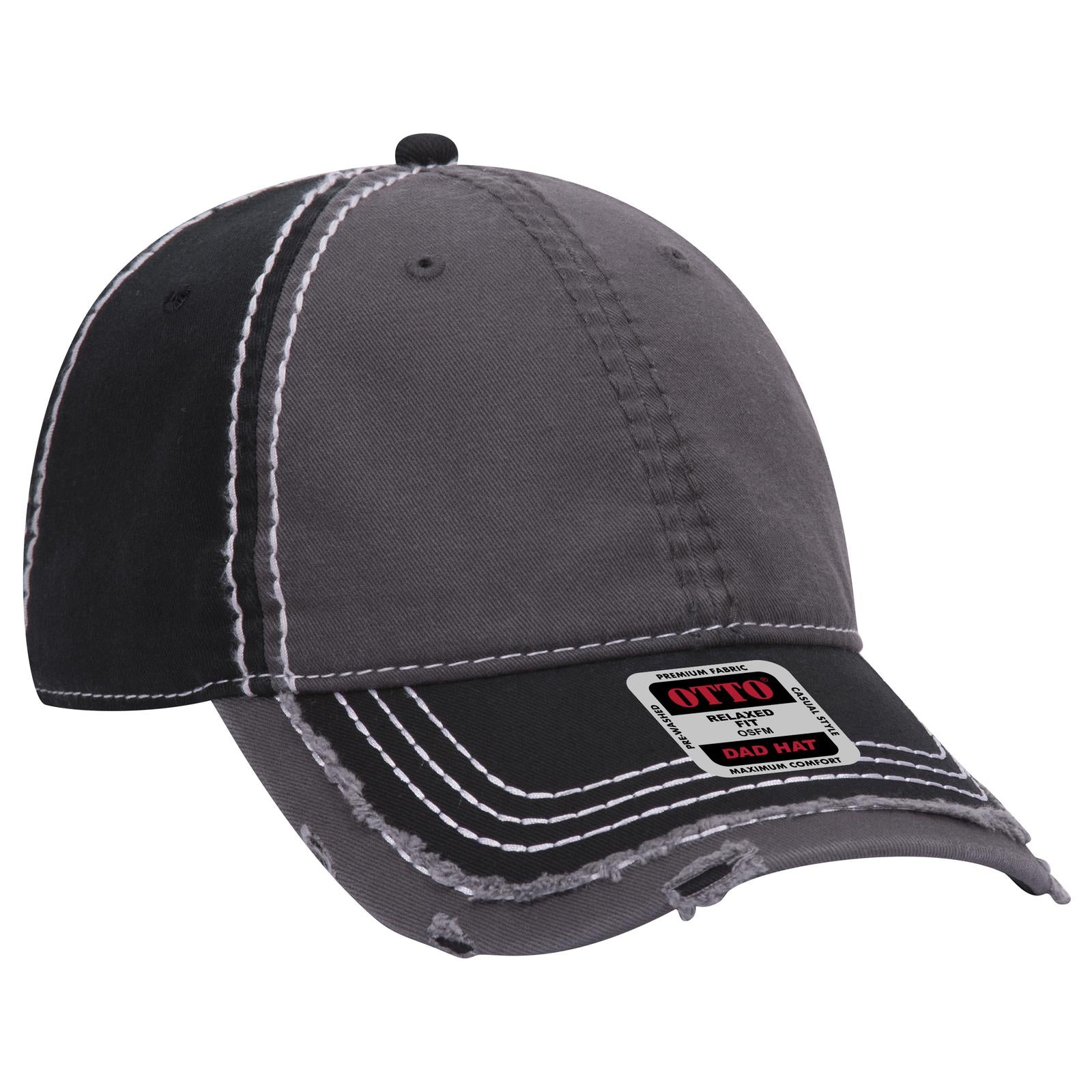 Custom Embroidered or DTF Printed - OTTO CAP® 6 Panel Low Profile Dad Hat